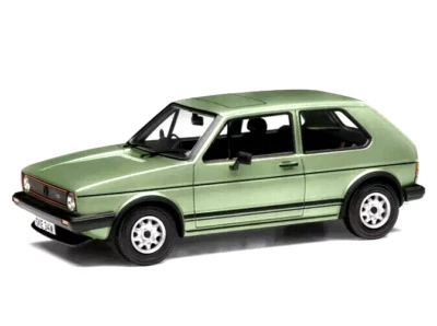 CORGI 1/43 1981 VW VOLKSWAGEN GOLF MK1 MKI GTI INARI SILVER (MET. GREEN) VA12010
