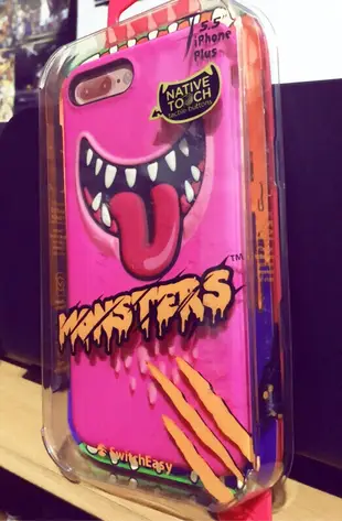 SwitchEasy Monsters IPhone 7 Plus  3D笑臉怪獸保護套💖