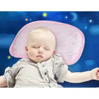 在飛比找蝦皮購物優惠-夏季嬰兒冰絲繡花定型枕頭 寶寶兒童卡通涼枕
