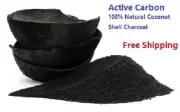 Active Carbon 100% Organic Natural Coconut shell Charcoal 100g - Free Shipping