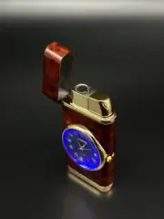 2 X Creative Clock Lighter Torch Lighter Jet Flame. VariousColours FREE SHIPPING