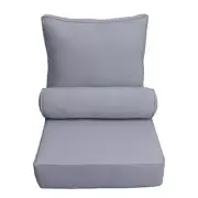 AD001 Pipe Trim Large Deep Seat Back Rest Bolster Cushion Insert Slip Cover Set