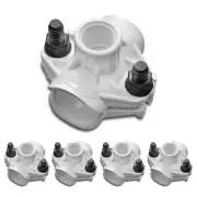 Dawn Industries 125C, 1-1/4" Poly Saddle x 1/2˝ FPT, KwikSeal Saddles (5pc)