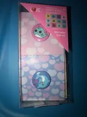 LOVE Mini Button 12 Pack Set Party Favor Unicorn Flamingo Dinosaur Narwhal Heart