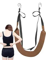 Back Traction Belt,Single Bar Traction Belt Ergonomic - Traction Device For Lower Back, Harness Lumbar Disc Traction Device For Women, Men