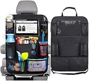 Car Seat Back Organiser Tidy Organizer Travel Kid Storage Bag Pocket Cup Holder