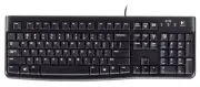 920-002582: Logitech K120 USB Keyboard Black Wire Quiet Keys