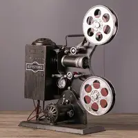 在飛比找蝦皮購物優惠-復古擺件 風水擺件复古老式电影放映机胶片机模型摄影投影机拍照