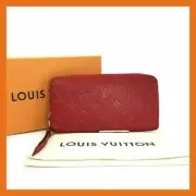 Louis Vuitton Emprene Zippy Wallet Scarlet Red M63691