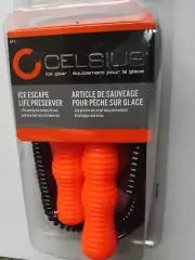NEW Celsius Ice Escape Life Preserver Ice Picks with Cord Ice Fishing