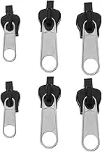 VGOL 18PCS Fix Zip Puller Slider Repair Replacement Kit 3 Sizes Fix A Zipper Kit for Coats Jeans Jackets Pants Luggage Suitcase Backpacks Metal Sewing Kit