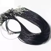 10/40pcs 19'' Leather String Charms Necklace Cords Wholesale Rope Bulk Lot Cords