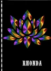 Password /Web Address Book Metallic Lotus