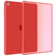 Transparent Protective Silicone Cover Case For Apple iPad Mini 4 & 5 in Red