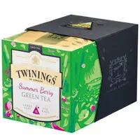 在飛比找樂天市場購物網優惠-Twinings 唐寧茶 鉑金系列 夏戀花果綠茶(2gx15
