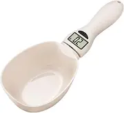 Food Measuring Scoop Scale - Measuring Spoon Scale with LCD Screen Display - Portable Household Baking Sugar Weighing Scoop for Pet Food, Flour, Salt