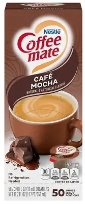 Nestle Coffee-Mate Cafe Mocha Flavour Coffee Creamer 50 Piece