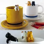 【JUST HOME】日本設計貓咪造型掛式陶瓷湯匙 攪拌匙-多款《WUZ屋子》小湯匙 杯緣子 湯匙 陶瓷湯匙