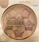 Nicole Miller Golden Glow Complexion Blush Palette Highlighter Buildable Shades