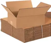 12 x 9 x 4 Shipping Boxes Moving Boxes Corrugated Kraft 25/Bundle 25/Pack