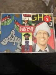 NATIONAL LAMPOONS CHRISTMAS VACATION 2 PC SLEEPWEAR SET CLARK GRISWOLD SZ S NEW
