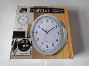 Wall Clock With Hidden Safe Compartment Secret Storage Valuables Cash Box