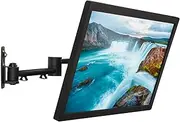 Mount-It! TV Wall Mount Bracket Full Motion | Wall Mount for Mid-Size Flat Screen TV Displays | Swing Out, Tilt, Swivel TV Wall Bracket | TV Wall Mount with Quick Release | Black (MI-4151)