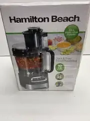 Hamilton Beach 10-Cup Food Processor - Black/Stainless (70723)