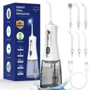 350ML Water Flossers for Teeth - OLED Display Powerful Electric Flosser with ...