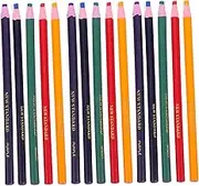 PLAFOPE Wax Crayons for Artists Children 15pcs Marking Pencils Pull-String No Sharpening Needed Lightweight Safe Bright Colors for Sketching Drawing