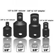 Impact Socket Adapter and Reducer Set 3/8" 1/4" 1/2" Impact Driver Conversion