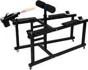 ZJPOJPH SM Sex Chair With Sex Machine Punishment BDSM Bondage Frame Kneeling Chair With Handcuffs Restraints Sex Toys for Men and Women