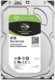 Seagate BarraCuda 3.5 8TB Internal Hard Disk HDD 6Gb / s 256MB