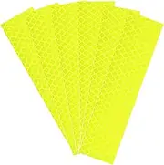uxcell 20 Rolls Reflective Tape 1.18" x 4.72" High Visibility Reflective Adhesive Stickers Outdoor Waterproof for Trailer Trucks Bike Car Motorcycle Helmet Mailbox, Yellow-Green