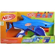 Nerf - Junior Wild Sharkfire Easy Play Dart Blaster With 8 Nerf Elite Darts -...