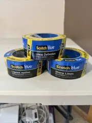 ScotchBlue Sharp Lines Multi-Surface Painter's Tape, 1.88 inches x 60 yards,3 PK