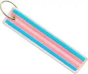 [Zigvert] LGBT Bisexual Lesbian Rainbow Non-Binary Transgender Asexual Flag Keychain
