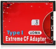 CY SD SDHC SDXC to CF Compact Flash Memory Card Adapter Reader Type I 16/32/64/1