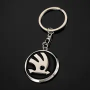 SZTXJ Metal key ring with token for Trolley Silver One size