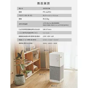 贈 SP-1718 抗UV淑女傘 ZOJIRUSHI 象印極淨省電抗敏空氣清淨機 PU-AAF50