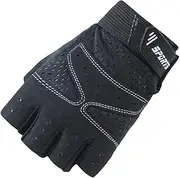 [Miokkley] Girls Fingerless Bike Gloves, Sport Gloves for 5-12 Year Girls Monkey Bars Rock Climbing Gloves Cycling Biking Fishing