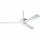 Modern Fan Company Altus Gloss White 42" Ceiling Fan with LED Light and Remote