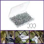 Galvanized Hog Rings 1/2", 360 Pcs Hog Rings Upholstery, Hog Rings for Furniture
