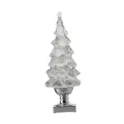Mini Christmas Tree with Light Ornaments Xmas Decor for Office Holiday Room