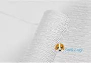 3D Textured Plain Grain Effect White Classis Diatom Mud Wallpaper 9.5M Roll