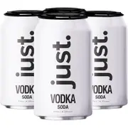 [Just Drinks] Just Drinks Vodka Soda 330mL