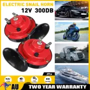 2Pcs Super Horn 12V 300DB Super Loud Horn Motorcycle Car Snail Truck Boat Train (for: Daihatsu)