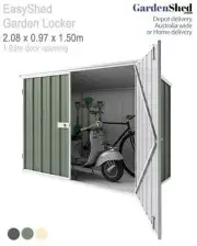 Locker Shed 2.10 x 0.97 – 2m Double Door – 1.50m Tall