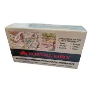 SURVIVAL BASICS Emergency Preparedness Kit Earthquake Hurricane Flood 3 days 1p