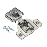 Blum 105 Deg 5/8" Overlay Screw on Self Close Cabinet Hinge 38N355C.10